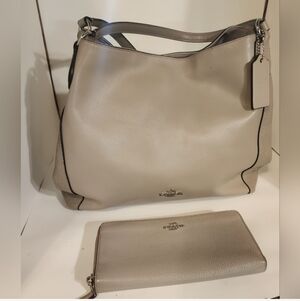 Coach Edie Bag with Long Wallet